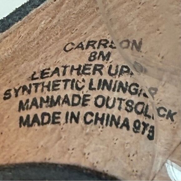 Steve Madden Chic Dressy Suede Leather Block Heeled Sandals-Sz 8-Blue Grey - Picture 11 of 12